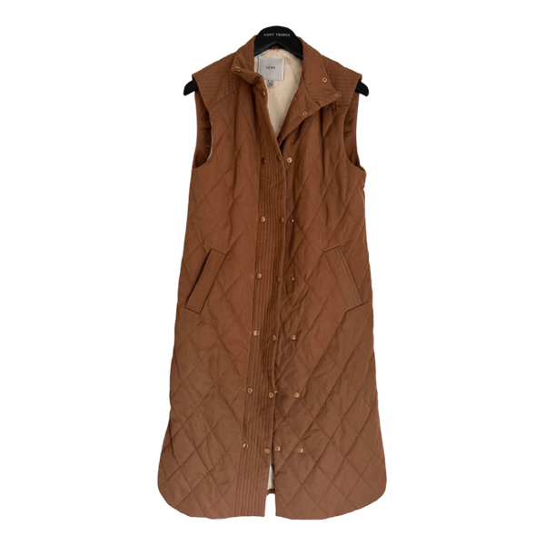 Brun quiltet ICHI vest