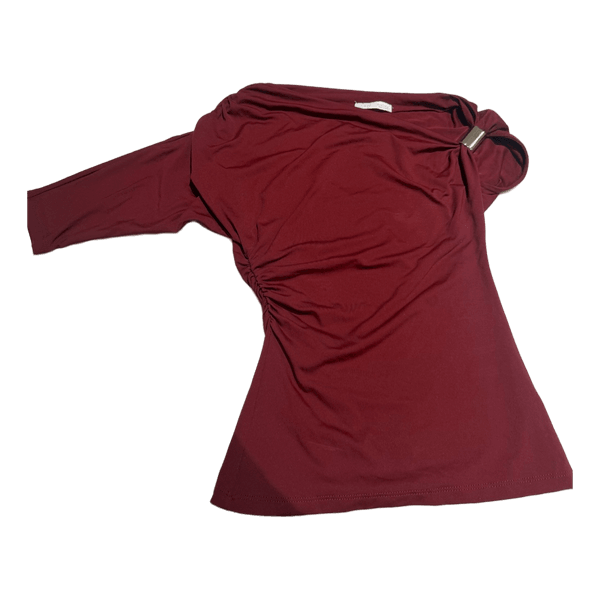 Zara asymmetrisk bordeaux top