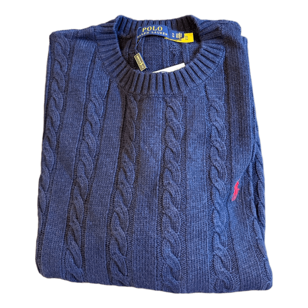 Blå Polo Ralph Lauren striktrøje