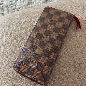 Louis Vuitton Clemence wallet Damier Ebene Canvas 