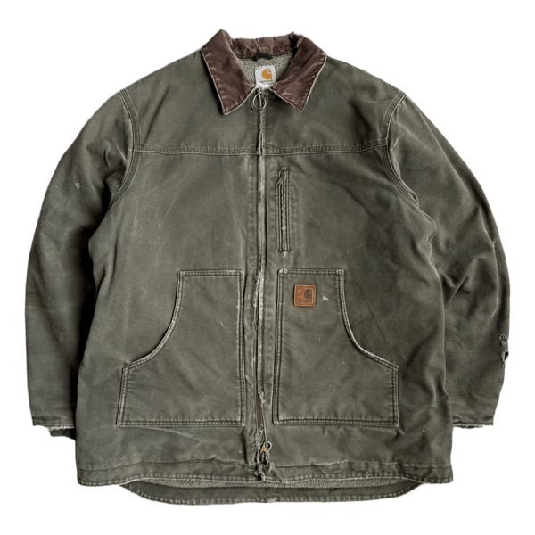 Vintage Canvas Sherpa Ridge Jacket Carhartt C61 ARG