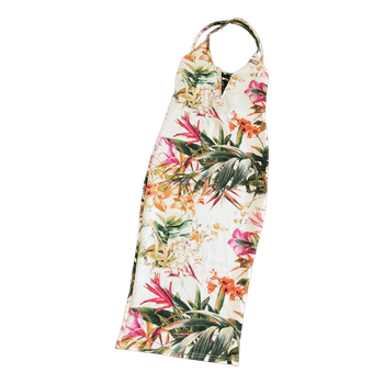 Floral print midi dress