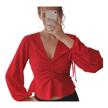 Red Primark blouse, size S