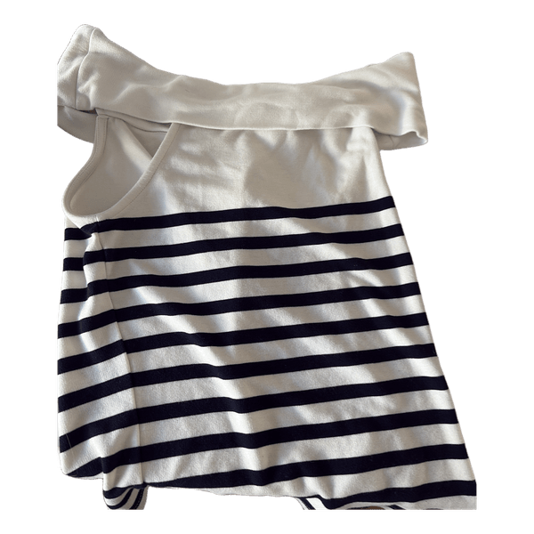Stribet Vila off-shoulder top