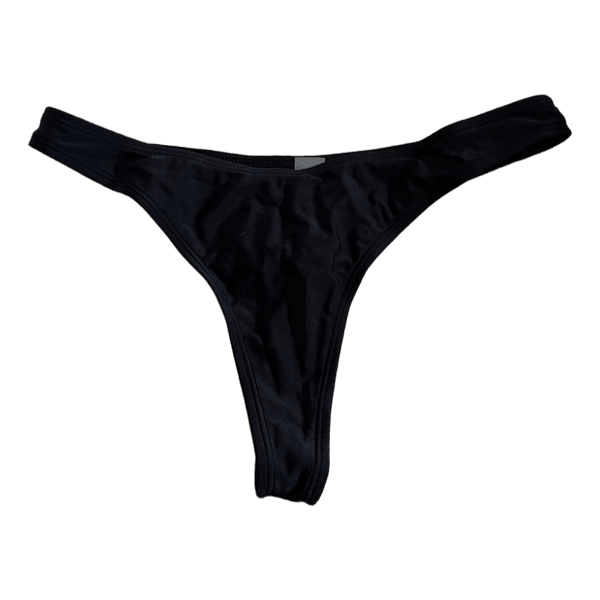 Sort bikiniunderdel