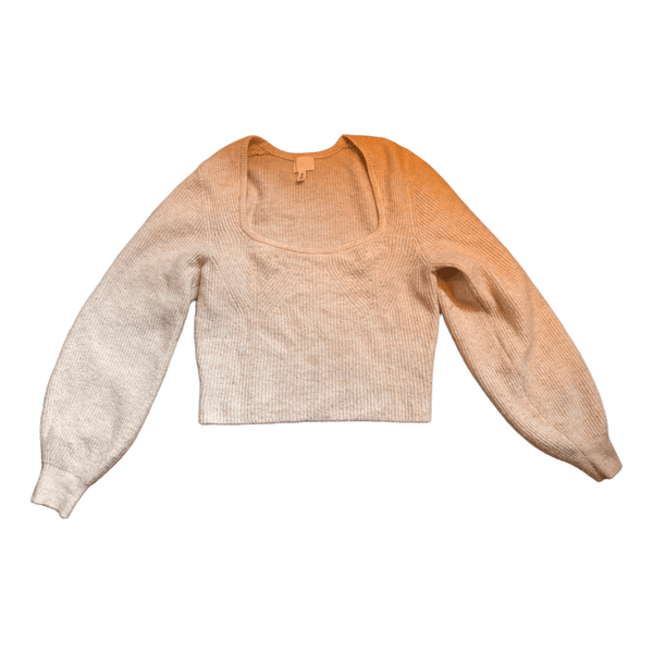 Beige strikket top