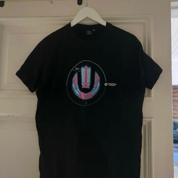 Merch: Ultra Europe Black Cotton T-Shirt / Size M 