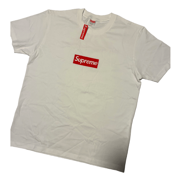 Hvid Supreme t-shirt