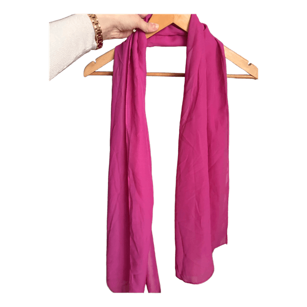 Fuchsia lightweight scarf