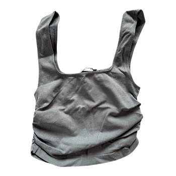 Zara grey ruched top