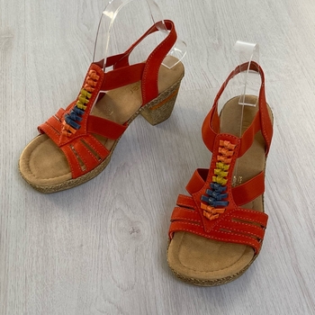 Rieker Red Antistress Sandals 38