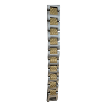 Lacoste silver gold bracelet