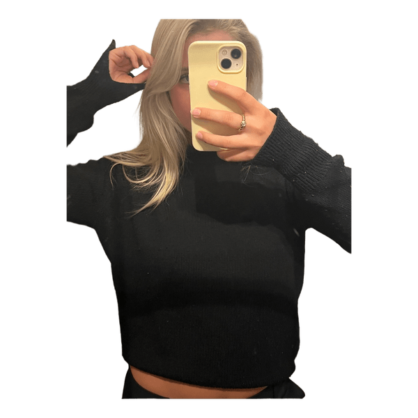 Sort H&M striktrøje