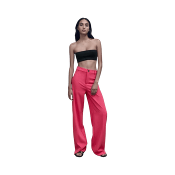 Fuchsia Full Length Trousers