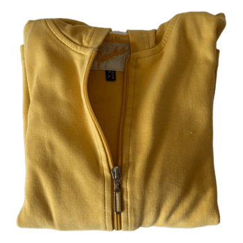 Butter yellow Street One zip up hoodie