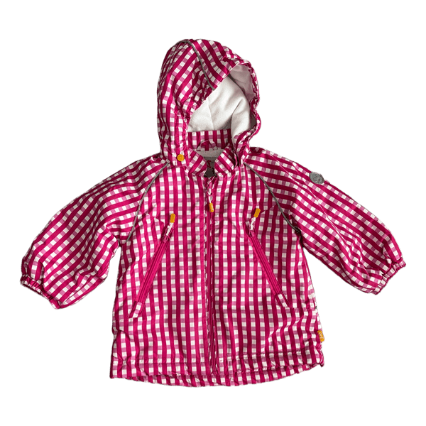Pink checkered jacket and trousers