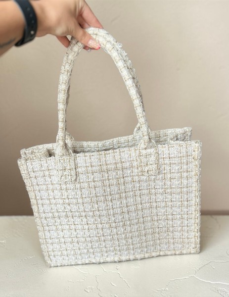 Urban Expressions tweed tote bag