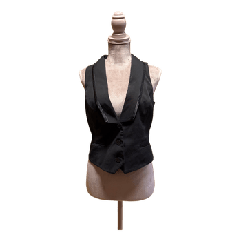 Black waistcoat vest