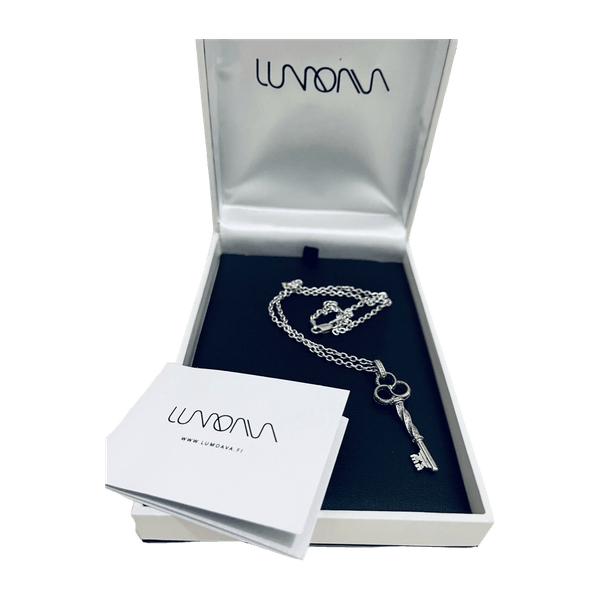 Lumoava avain kaulakoru jewelry