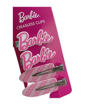 Pink Barbie hiusklipsit 4 kpl
