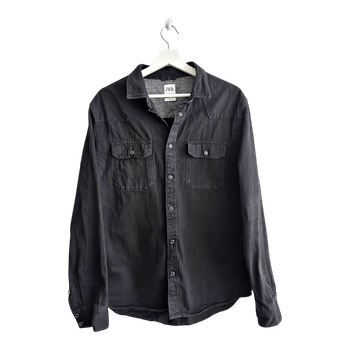 Black Zara cotton shirt