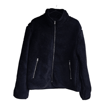 Black fleece jacket