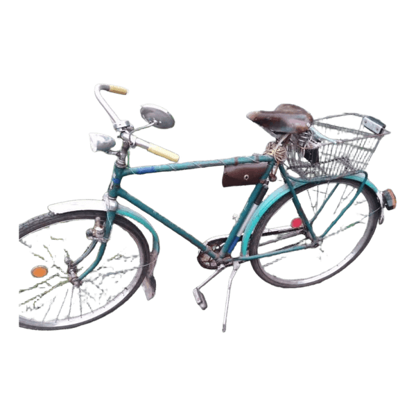 Vintage bicycle with basket