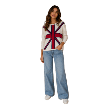 Union Jack knit sweater