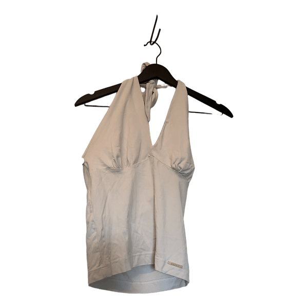 Valkoinen Esprit halterneck-toppi