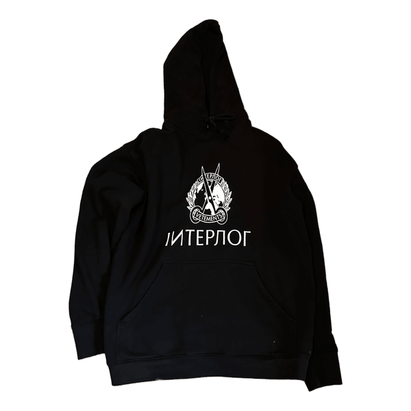 Vetements iterlog hoodie