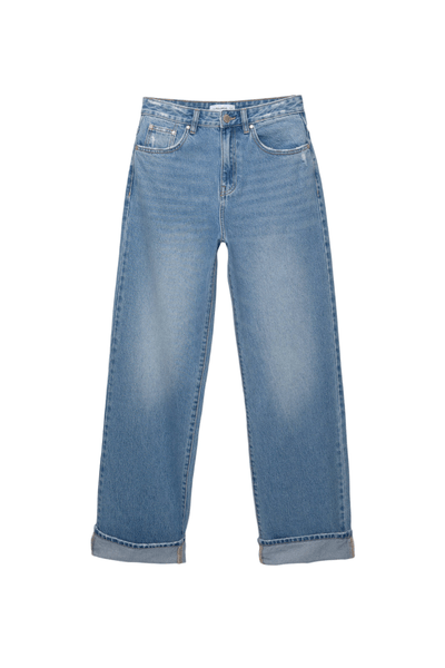 Straight baggy jeans