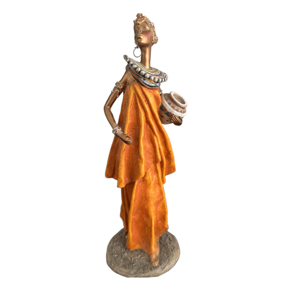 African tribal woman figurine