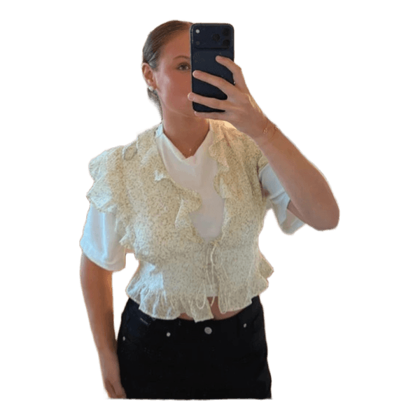 Fin h&m blomstertop