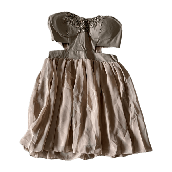Beige juhlamekko