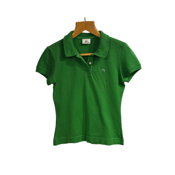 Green polo shirt