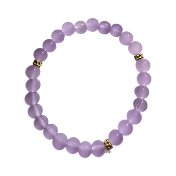 Lilac beaded bracelet