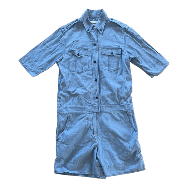 Blå jumpsuit