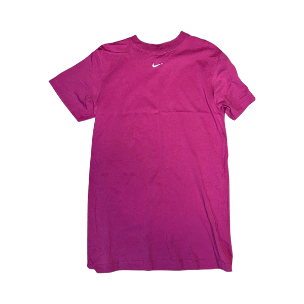 Pink t-shirt dress