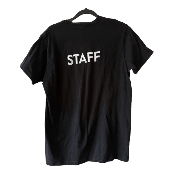 Black staff t-shirt