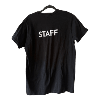 Black staff t-shirt