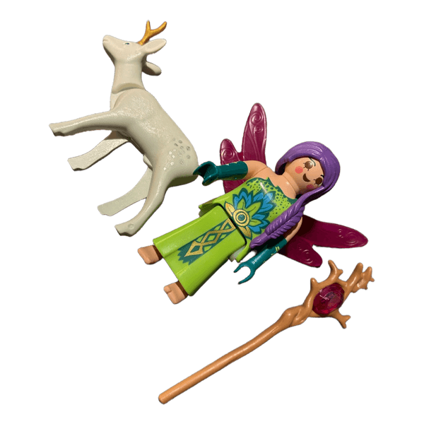 Playmobil fe med dådyr