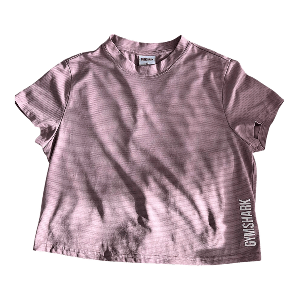 Vaaleanpunainen Gymshark t-paita