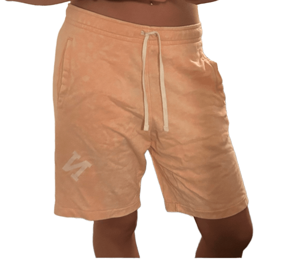 Ferskenfarvede Nike sweatshorts