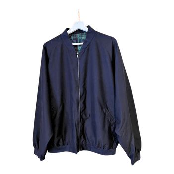 Sininen bomber-takki