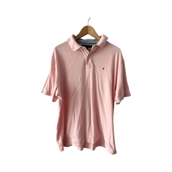 Vaaleanpunainen Tommy Hilfiger pikeepaita