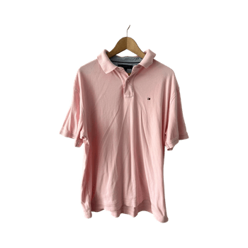 Vaaleanpunainen Tommy Hilfiger pikeepaita