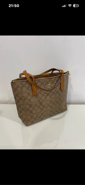 Coach monogram tote bag