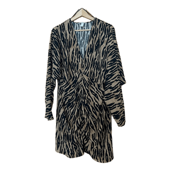 H&M animal print dress