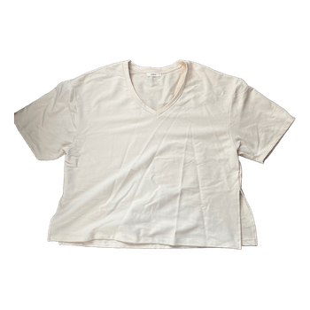 Reserved cream v-neck top