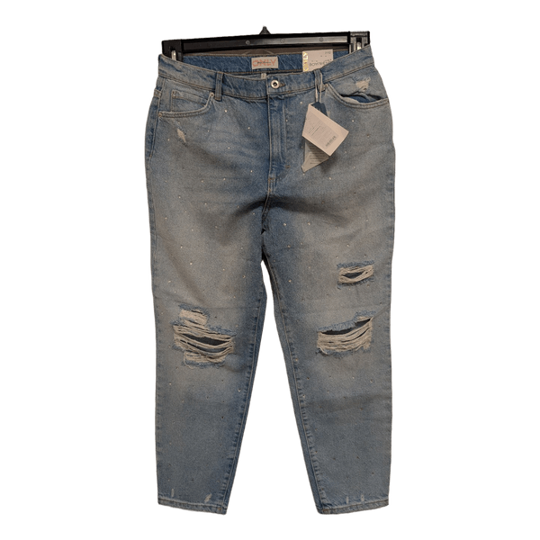 Only blue rhinestone jeans